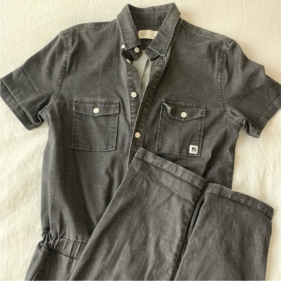 Standard Issue NYC Grey Short-Sleeved Jumpsuit Boiler suit Coverall - Picture 7 of 8